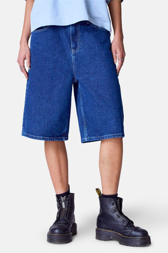 Short - mid blue denim - Unwind