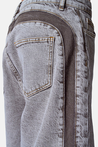 Short - mid grey denim - Unwind