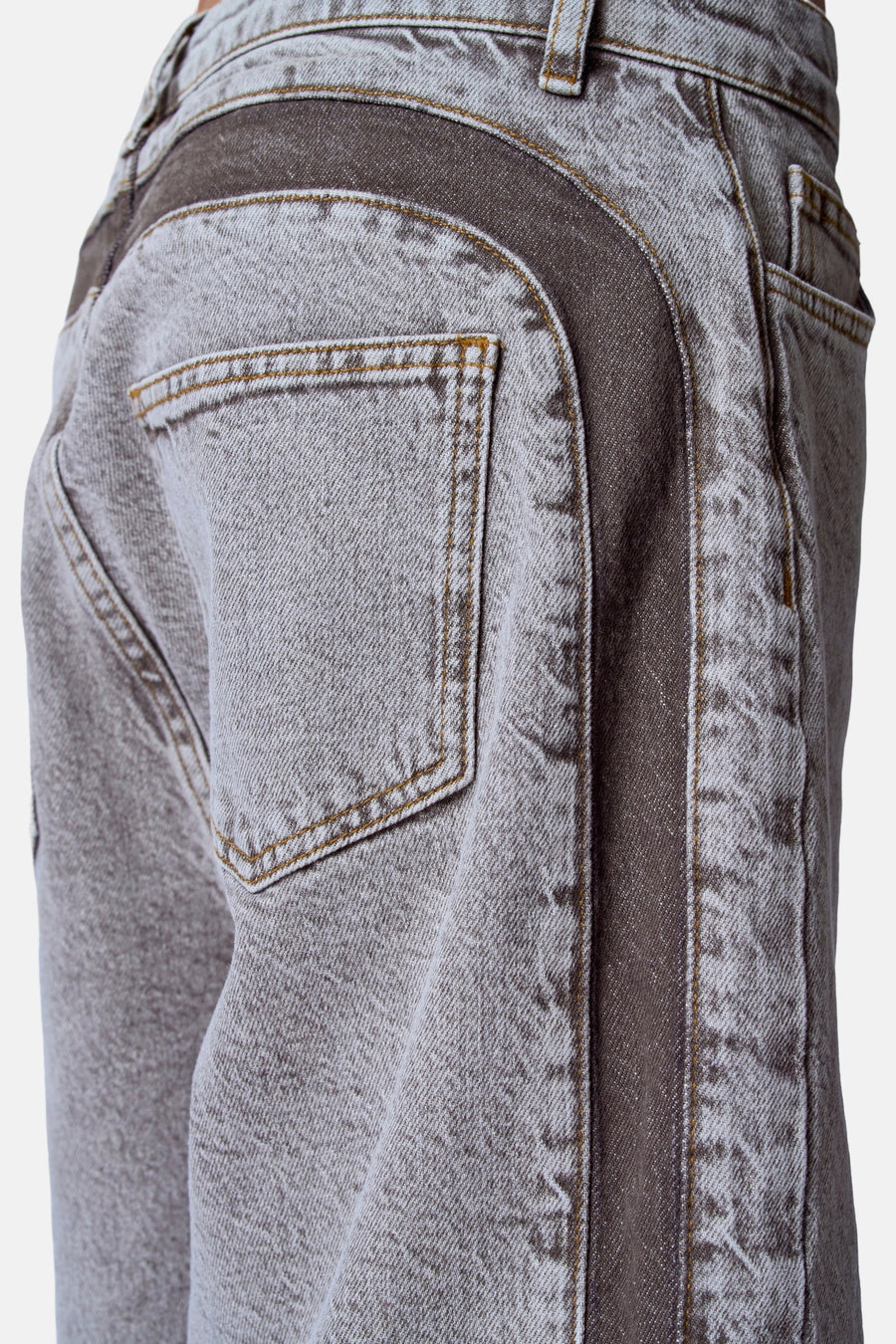 Short - mid grey denim - Unwind