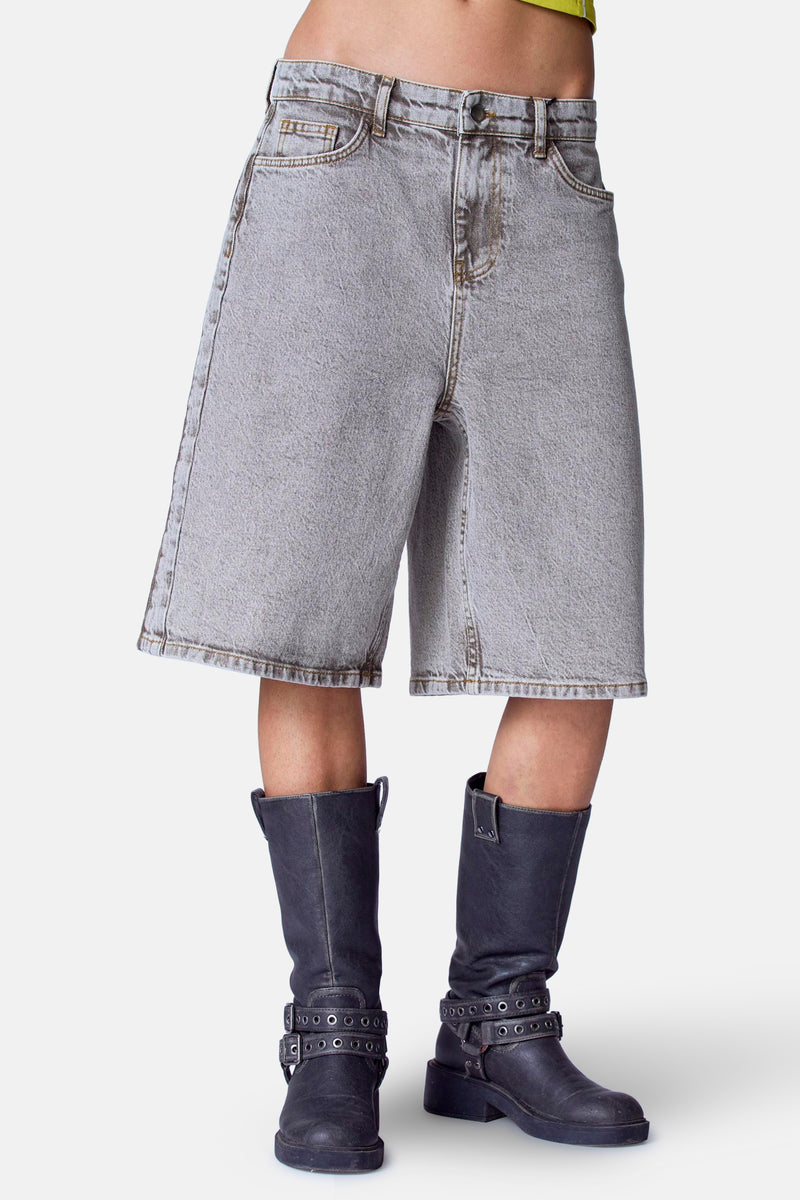 Short Mid grey denim - Unwind
