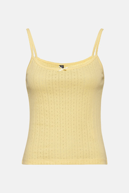 Top (spaghettibandjes) Geel - Unwind