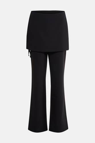 Pantalon noir Un Unwind, avec une partie partie partie la taille taille taille en style style délâssé.