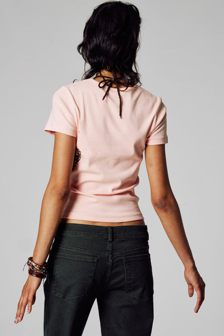 T-shirt met korte mouwen - roze