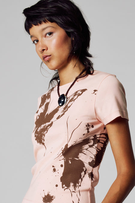 T-shirt met korte mouwen - roze