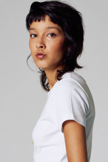 T-shirt met korte mouwen - wit