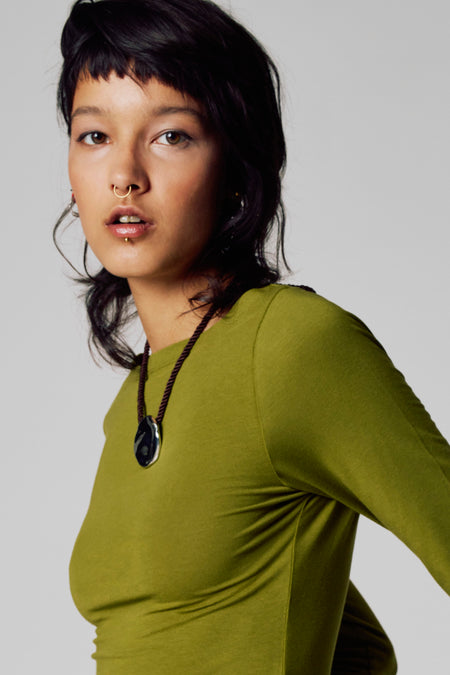 T-shirt met lange mouwen - groen