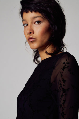 Kleedje met lange mouwen - zwart - Unwind