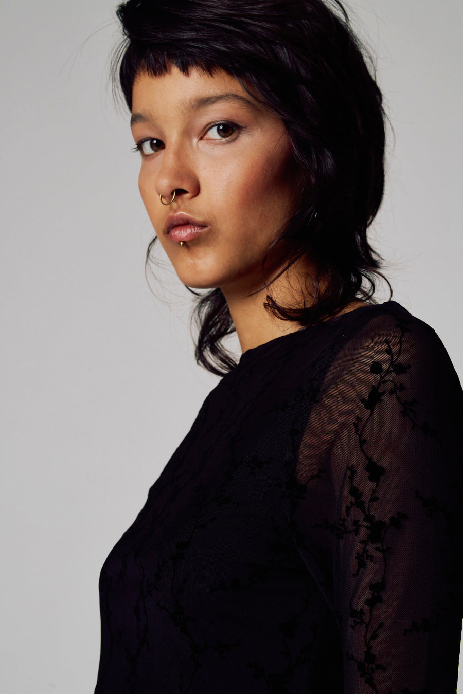 Kleedje met lange mouwen - zwart - Unwind