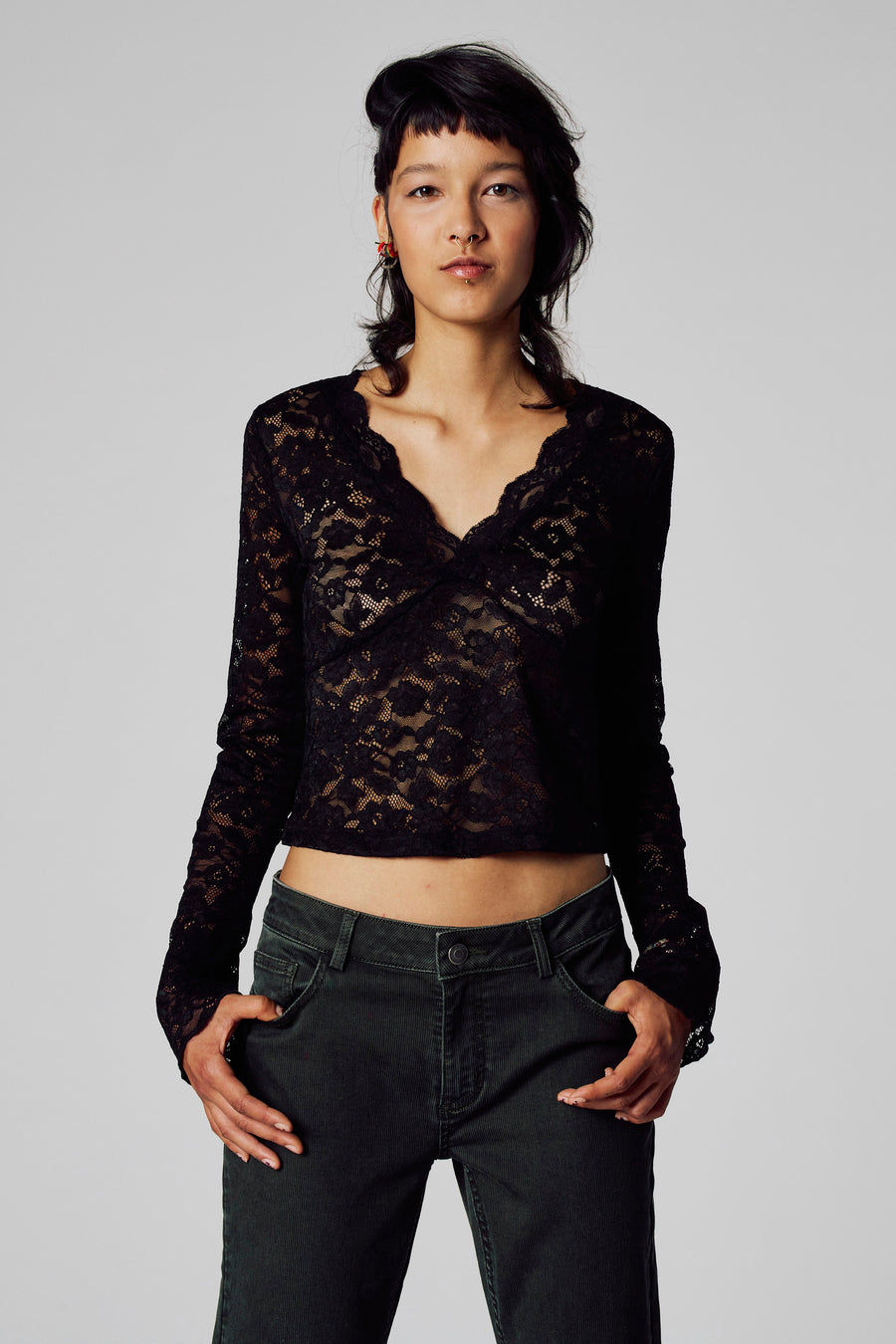 T-shirt à manches longues - noir - Unwind