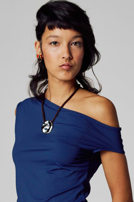 T-shirt met korte mouwen - blauw