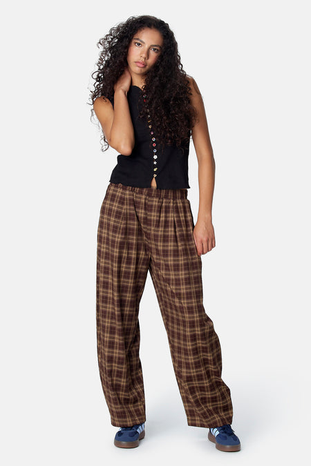Pantalon - brun