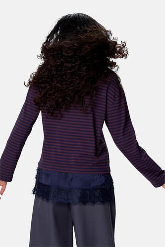 T-shirt met lange mouwen - blauw