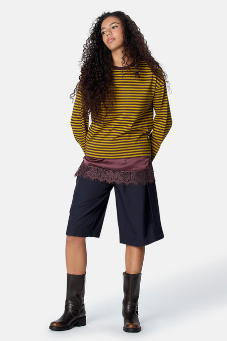 T-shirt met lange mouwen - paars