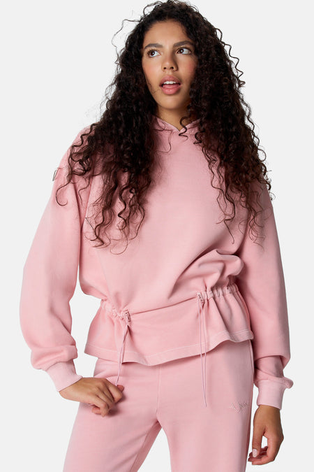 Sweater met kap - roze