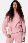 Sweater met kap - roze