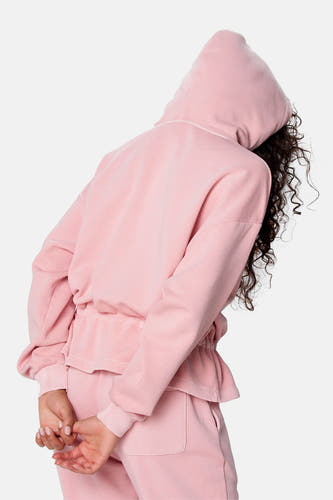 Sweat à capuche - rose