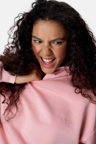 Sweat à capuche - rose
