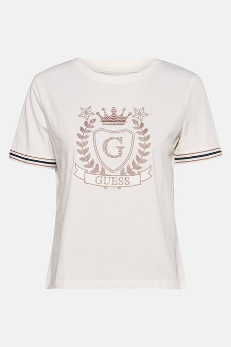 T-shirt met korte mouwen - ecru