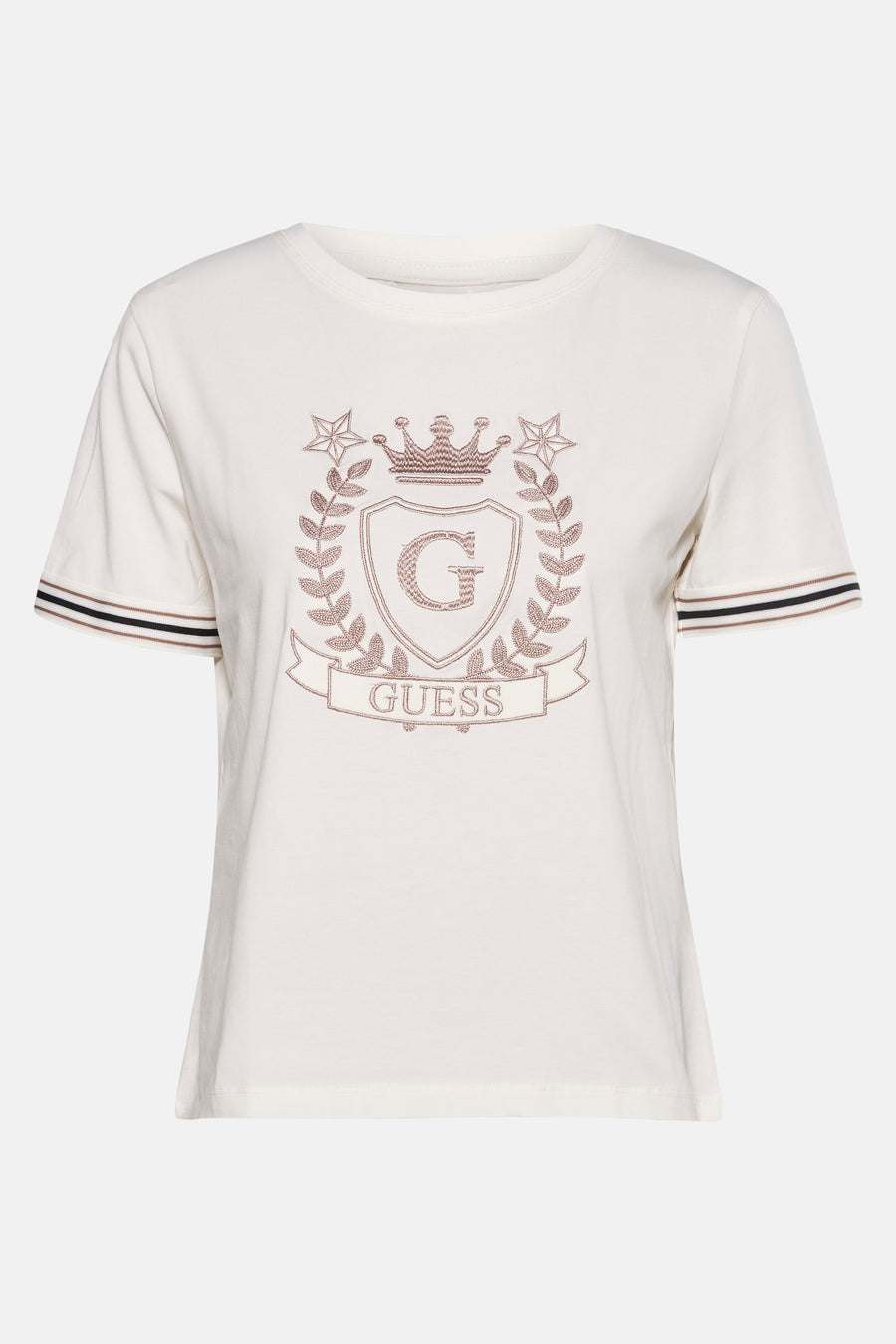 T-shirt à manches courtes - écru - Guess®