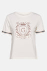 T-shirt met korte mouwen - ecru