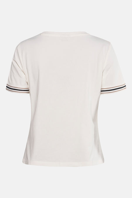 T-shirt met korte mouwen - ecru