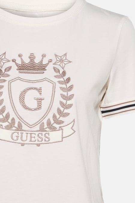 T-shirt met korte mouwen - ecru