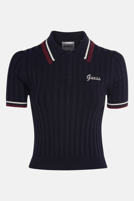 Polo met korte mouwen - blauw