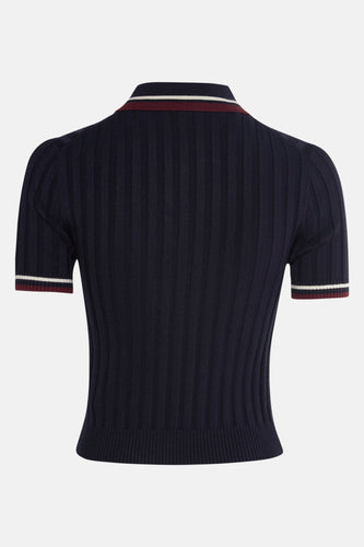 Polo met korte mouwen - blauw