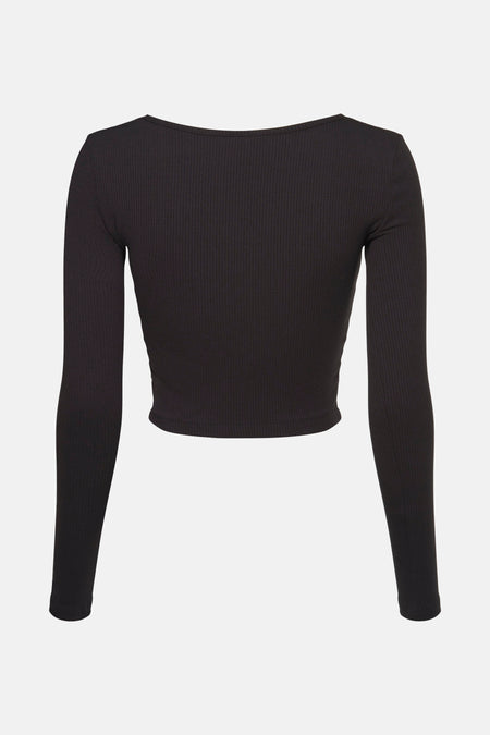 Top uni manche longue Noir - Guess®