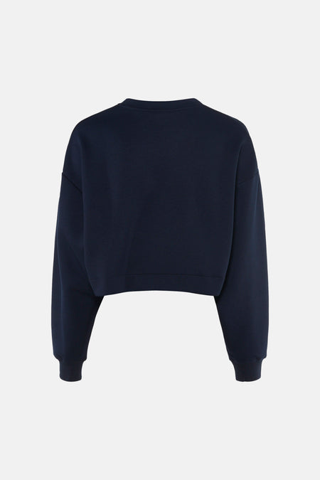Sweater O hals - blauw
