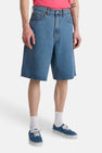 Short - light blue denim