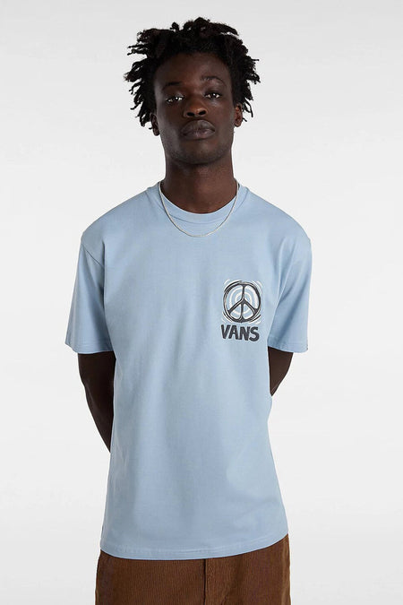T-shirt (korte mouwen) Blauw - VANS “OFF THE WALL”