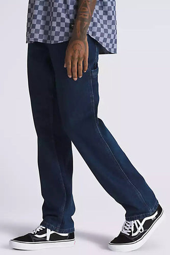 Straight jeans - dark blue denim - VANS “OFF THE WALL” - 4