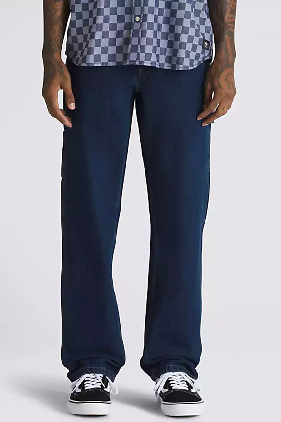 Straight jeans - dark blue denim - VANS “OFF THE WALL” - 1