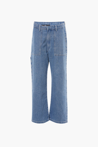 Jeans straight Light blue denim - VANS “OFF THE WALL”