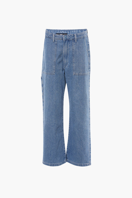 Jeans straight Light blue denim - VANS “OFF THE WALL”