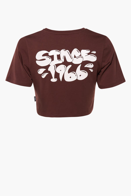 T-shirt met korte mouwen - bruin