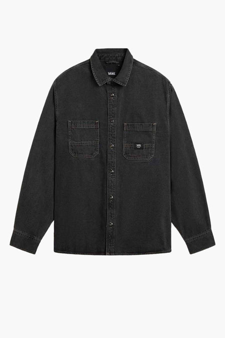 Hemd met lange mouwen - dark grey denim
