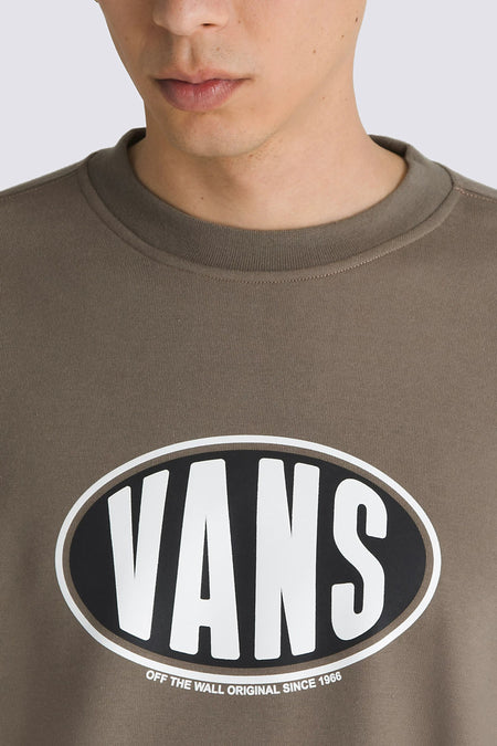 Sweater met ronde hals Bruin - VANS “OFF THE WALL”