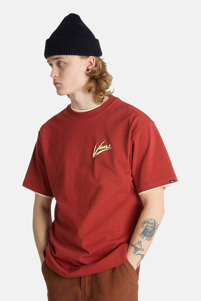 T-shirt (manches courtes) Rouge - VANS “OFF THE WALL”