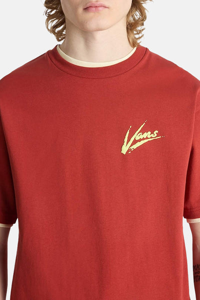 T-shirt (manches courtes) Rouge - VANS “OFF THE WALL”