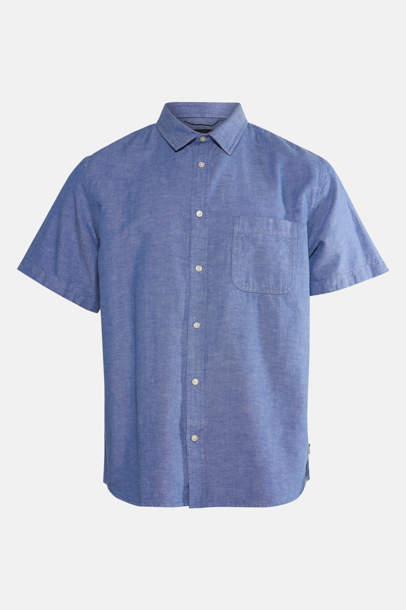 Hemd met korte mouwen - blauw