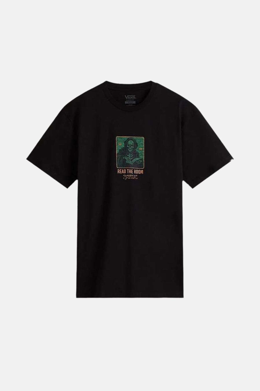 Zwart T-shirt met korte mouwen van Vans, met grafische print op de voorkant.