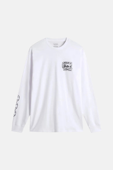 T-shirt (manches courtes) Blanc - VANS “OFF THE WALL”
