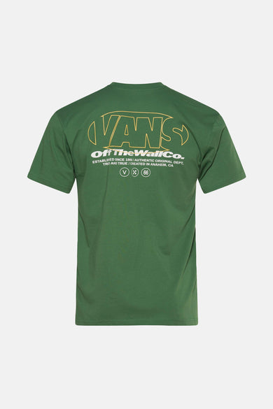T-shirt (manches courtes) Vert - VANS “OFF THE WALL”
