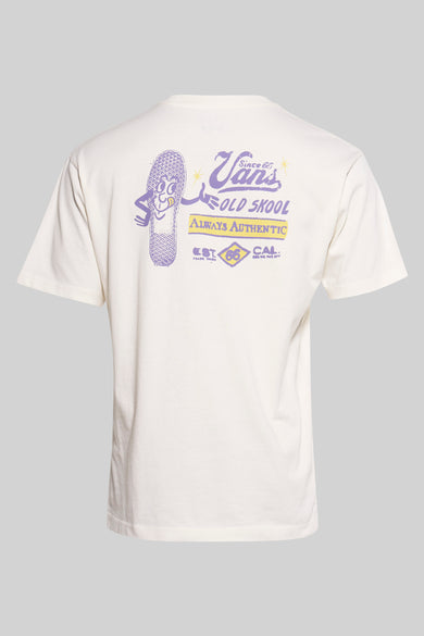 T-shirt (korte mouwen) Ecru - VANS “OFF THE WALL”