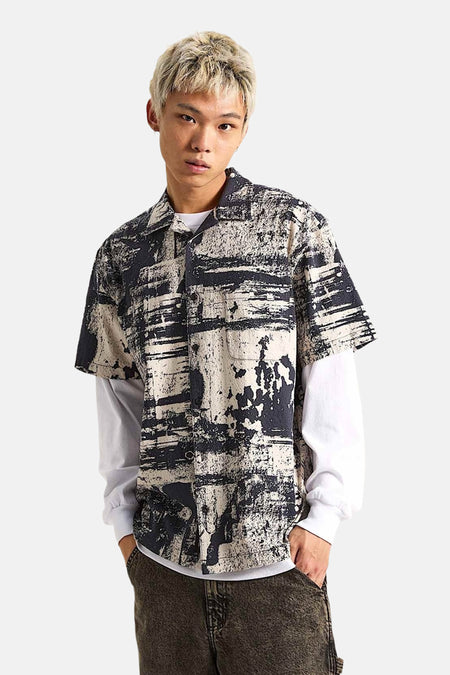 Chemise (manches courtes) Noir - VANS “OFF THE WALL”