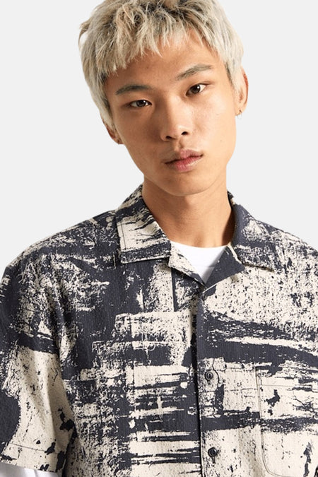 Chemise (manches courtes) Noir - VANS “OFF THE WALL”