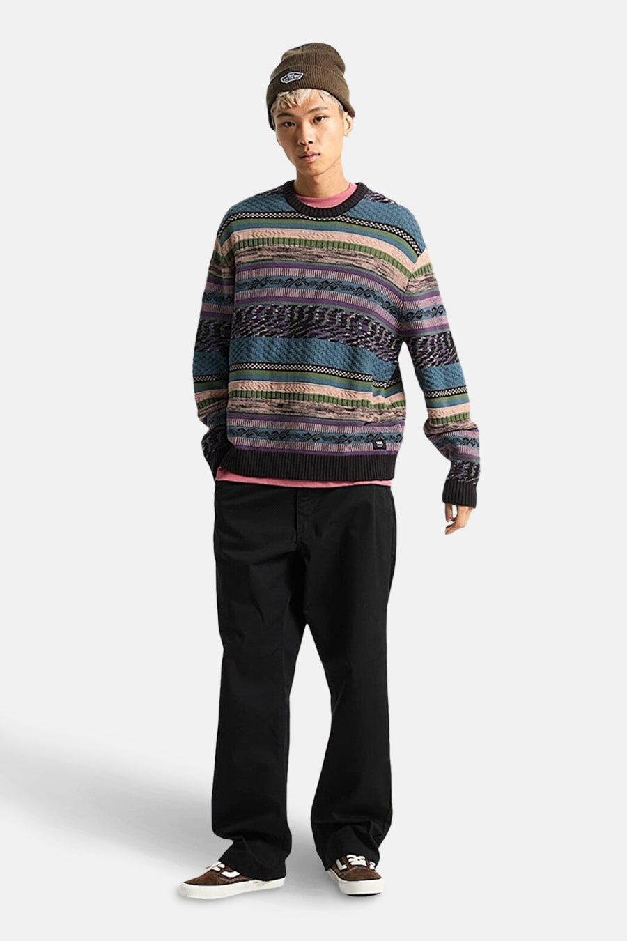 Pull met ronde hals - multicolor - VANS “OFF THE WALL”