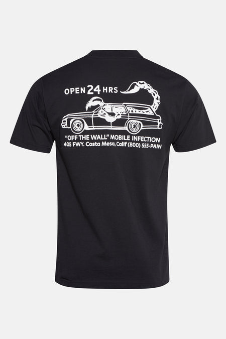 T-shirt (manches courtes) noir - VANS “OFF THE WALL”